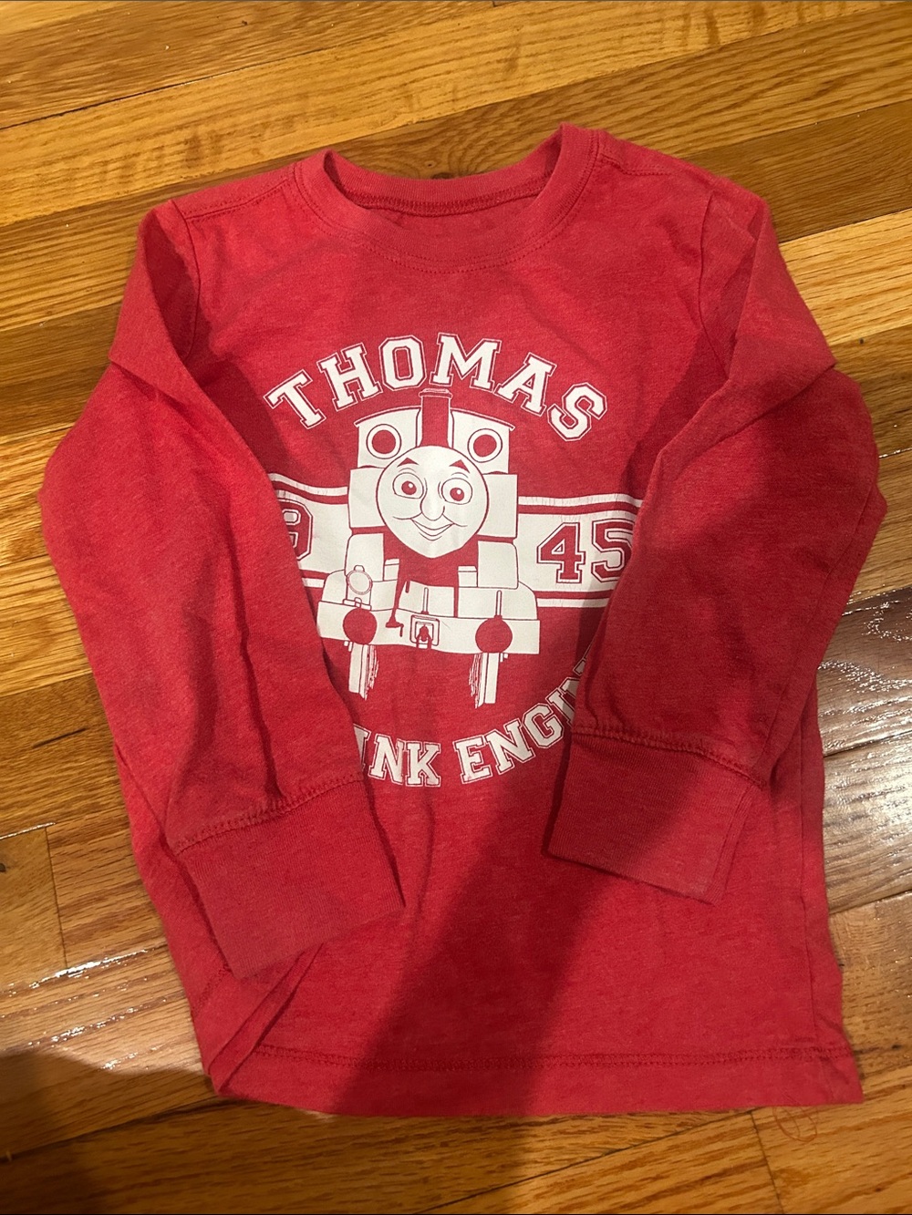 Thomas & Friends Red Long Sleeve Tee with Thomas Graphic
